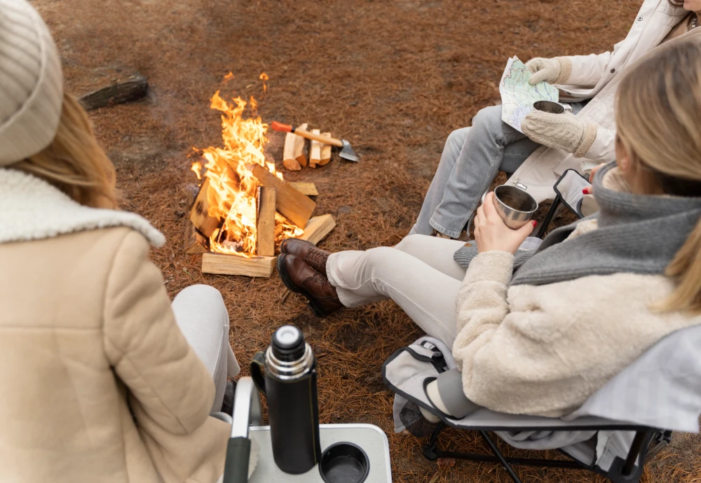 camping in bubble tent